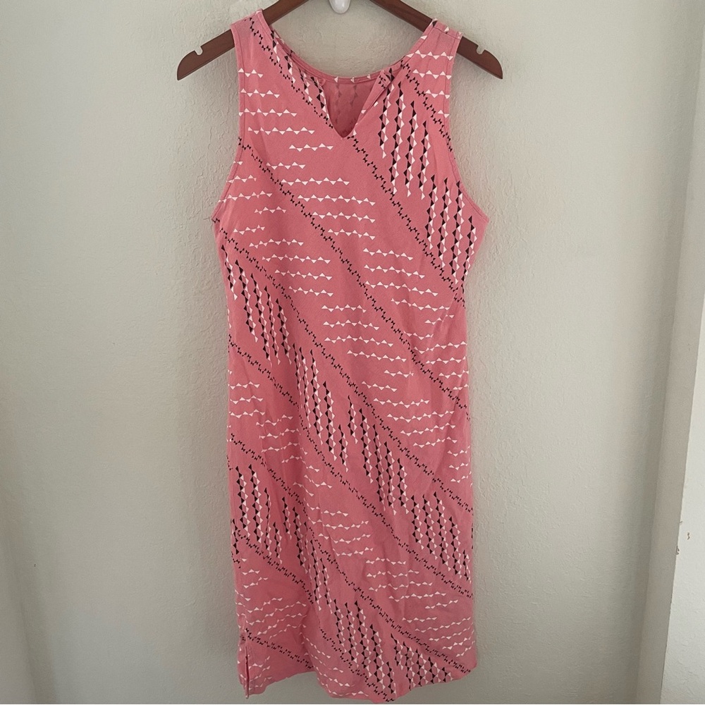 Sig Zane Pink and Black Patterned Dress